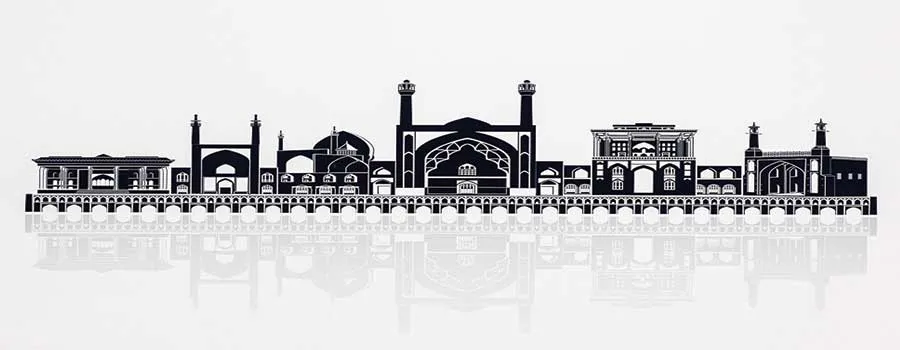 وکتور شهر اصفهان